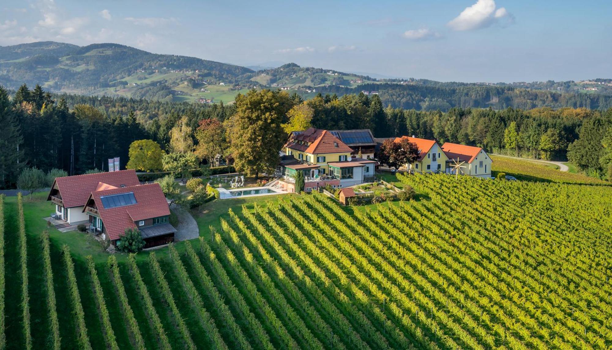 Вилла Peiserhof Ferien.Wein.Gut Suedsteiermark Wies Экстерьер фото